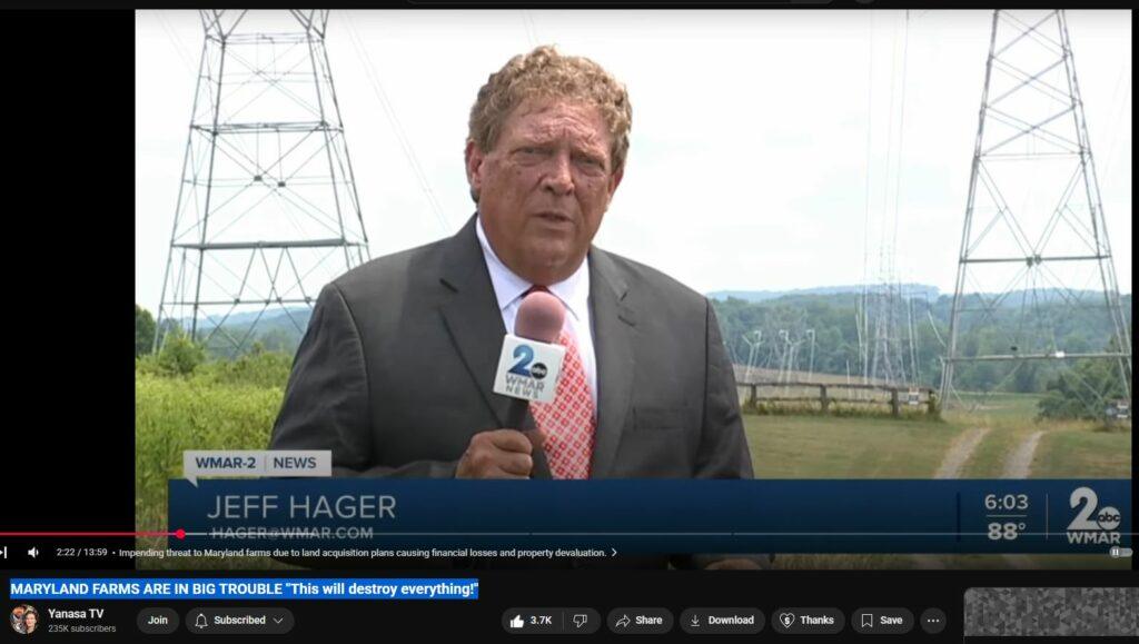 PJM Power Line Farmland Grab - MARYLAND FARMS BIG TROUBLE
