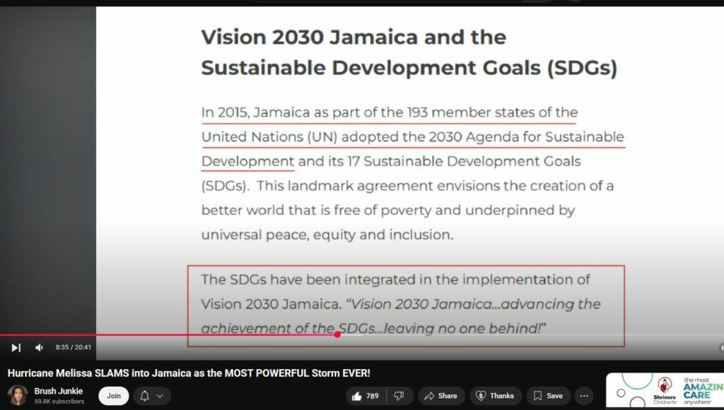 Jamaica Being Erased via Weather Warfare to Clear Path for 2030 UN Smart City