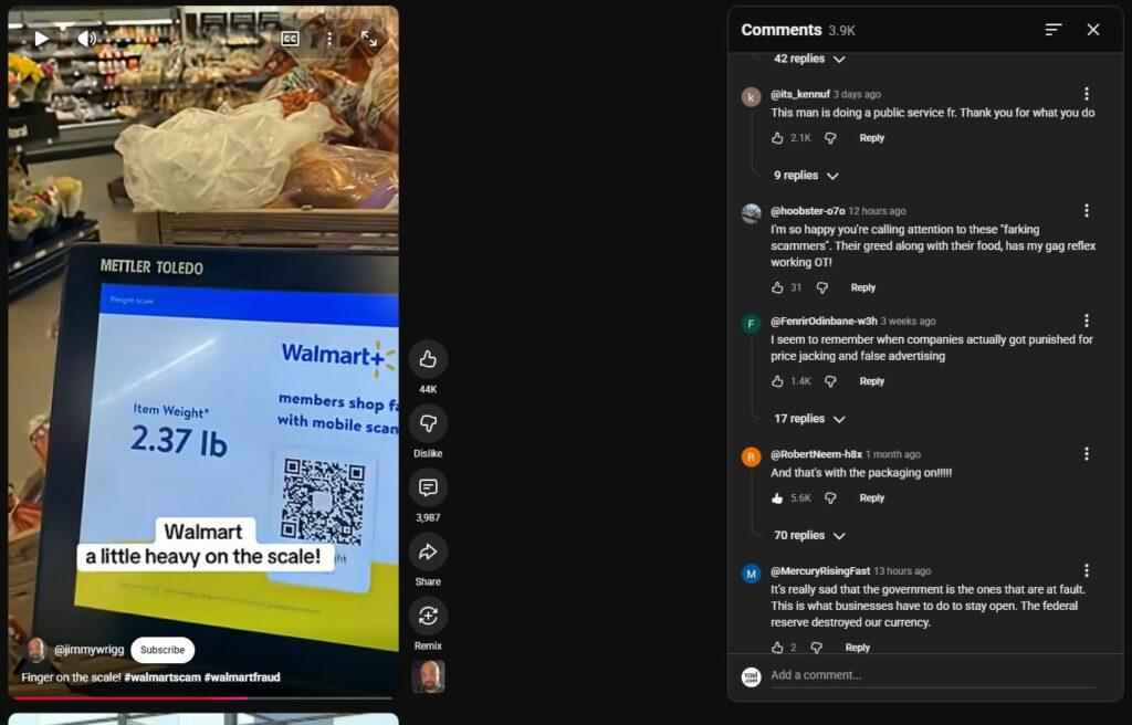 Walmart Caught Faking Weights to Scam
